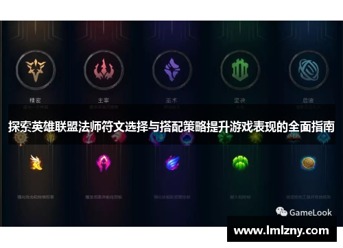 探索英雄联盟法师符文选择与搭配策略提升游戏表现的全面指南